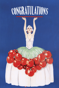 Cherries Jubilee! - Vintage Liqueur Advertisement Birthday Card