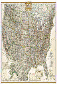 United States Executive, Poster Size, Laminated