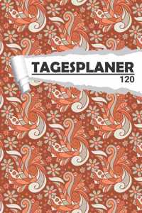 Tagesplaner retro Blumen