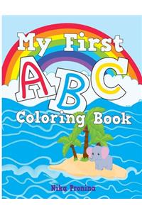 My First ABC Coloring Book