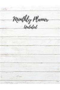 Monthly Planner Undated