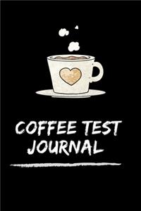 Coffee Test Journal