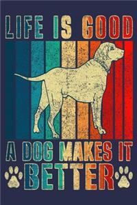 Life Is Good A Dog Makes It Better