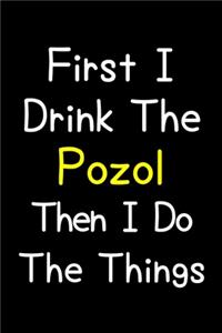 First I Drink The Pozol Then I Do The Things: Journal (Diary, Notebook) Gift For Pozol Lovers