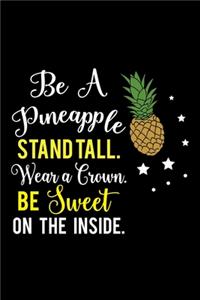 Be a pineapple stand tall wear a crown be sweet on the inside.