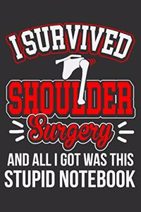 I Survived Shoulder Surgery And All I Got Was This Stupid Notebook