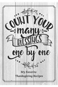 Count Your Many Blessings One By One