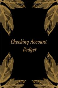 Checking Account Ledger