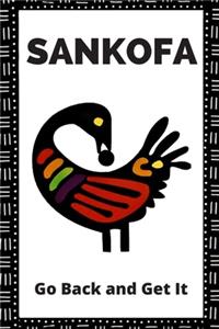 Sankofa Bird Lined Journal