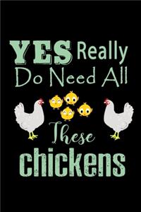 Yes I Really Do Need All These Chickens