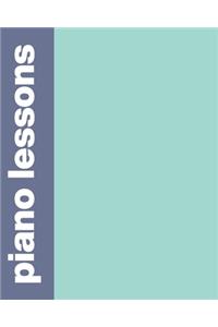 Piano Lessons