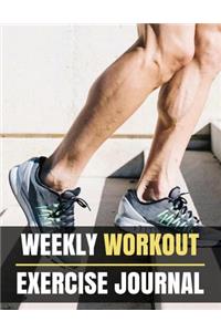 Weekly Workout Exercise Journal