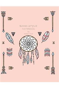 Boho style notebook by magic lover