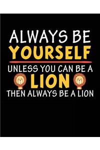 Always Be Yourself Unless You Can Be A Lion Then Always Be A Lion