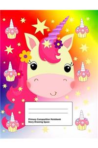 Primary Composition Notebook with Story Drawing Space
