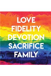 Rainbow Wedding Guest Book