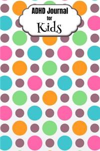 ADHD Journal for Kids - With Writing Prompts (Cover - Dots 1)