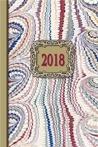 2018 Diary Gold Frame