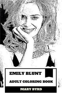 Emily Blunt Adult Coloring Book
