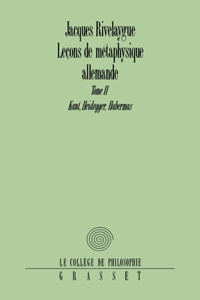Leçons de métaphysique allemande T02
