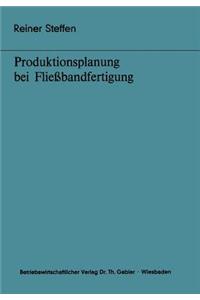 Produktionsplanung bei Fließbandfertigung