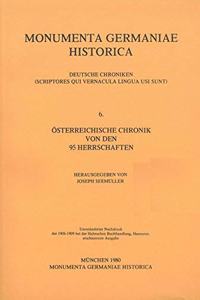 Osterreichische Chronik Von Den 95 Herrschaften