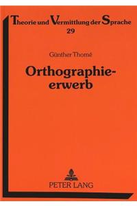 Orthographieerwerb