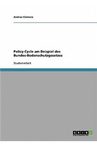 Policy-Cycle am Beispiel des Bundes-Bodenschutzgesetzes
