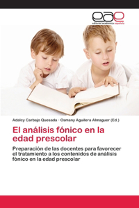 análisis fónico en la edad prescolar