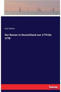 Roman in Deutschland von 1774 bis 1778