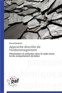 Approche Discrète de l'Endommagement