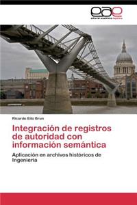 Integración de registros de autoridad con información semántica