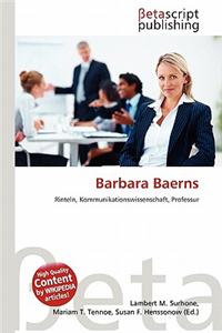 Barbara Baerns