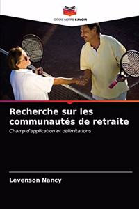 Recherche sur les communautés de retraite