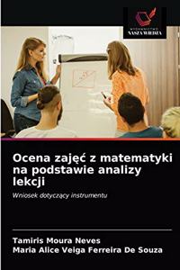 Ocena zajec z matematyki na podstawie analizy lekcji