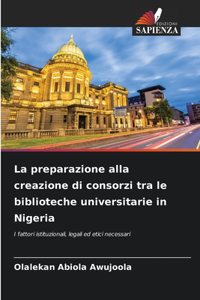 preparazione alla creazione di consorzi tra le biblioteche universitarie in Nigeria