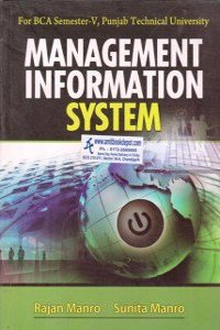 Management Information System 5th Sem. BCA PTU
