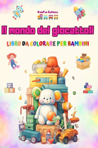 mondo dei giocattoli - Libro da colorare per bambini