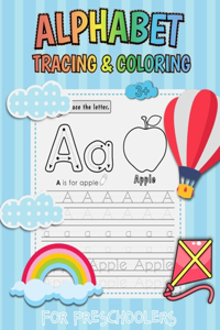 ALPHABET TRACING and COLORING for preschoolers