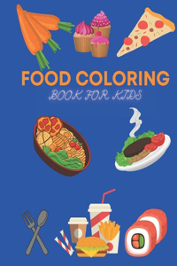 FOOD coloring book