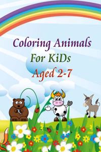 Coloring Animals For KiDs Aged 2-7