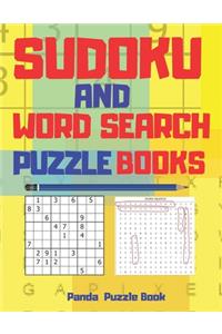 Sudoku And Word Search Puzzle Books: Adult Brain Games And Puzzles