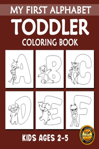 My First Alphabet Toddler Coloring Book