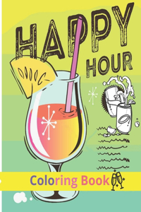 happy hour coloring book