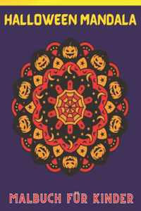 Halloween-Mandala-Malbuch für Kinder
