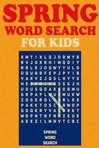 Spring Word Search For Kids