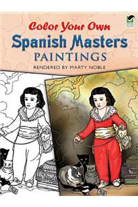 Color Your Own Spanish Masters Paintings