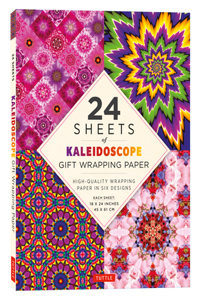 Kaleidoscope Gift Wrapping Paper - 24 Sheets