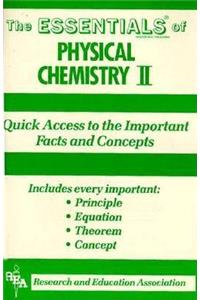 The Essentials of Physical Chemistry II