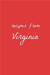 Recipes from Virginia